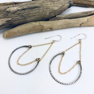 Mixed Metal Earrings